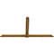 Ekena Millwork Eugene Rough Sawn Timber Gable Bracket, Western Red Cedar, 108"W x 54"H x 2"D x 6"F, 12/12 Pitch GBW108X54X0206EUG00RWR - alternate 2